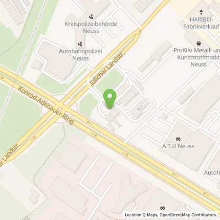 Standortübersicht der Tankstelle EnBW mobility+ AG und Co.KG in 41464 Neuss