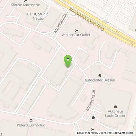 Standortübersicht der Tankstelle Stadtwerke Neuss Energie und Wasser GmbH in 41464 Neuss