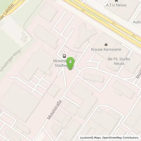 Standortübersicht der Tankstelle Stadtwerke Neuss Energie und Wasser GmbH in 41464 Neuss