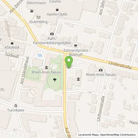 Standortübersicht der Tankstelle Stadtwerke Düsseldorf AG in 41515 Grevenbroich