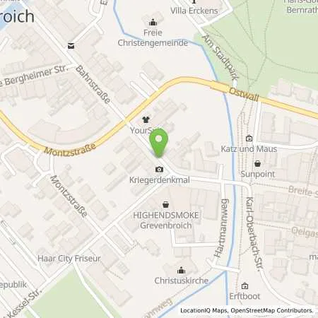 Standortübersicht der Tankstelle NEW AG in 41515 Grevenbroich