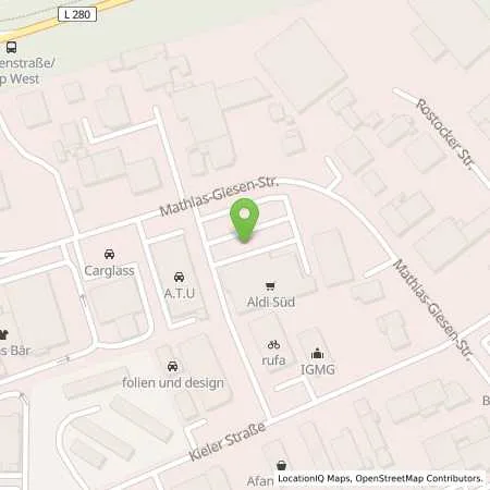 Standortübersicht der Tankstelle ALDI SÜD in 41542 Dormagen