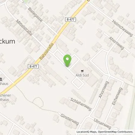Standortübersicht der Tankstelle ALDI SÜD in 41569 Rommerskirchen