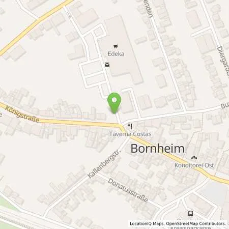 Standortübersicht der Tankstelle e-regio GmbH & Co. KG in 53332 Bornheim