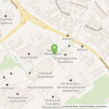 Standortübersicht der Tankstelle innogy eMobility Solutions GmbH in 53340 Meckenheim