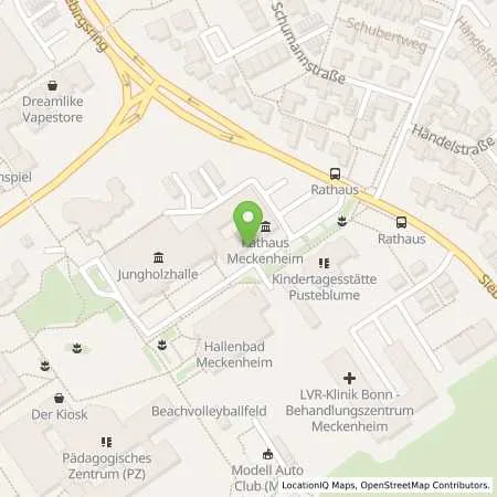 Standortübersicht der Tankstelle e-regio GmbH & Co. KG in 53340 Meckenheim