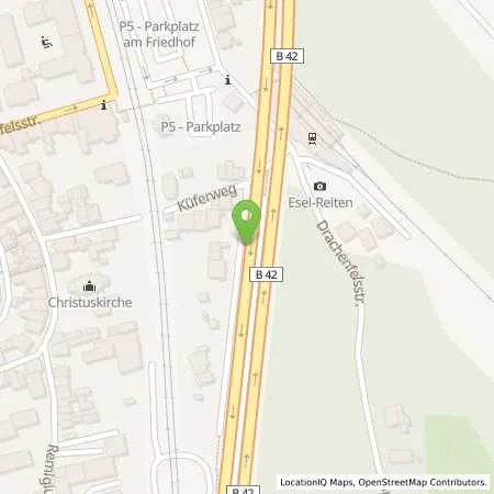 Standortübersicht der Tankstelle innogy SE in 53639 Königswinter