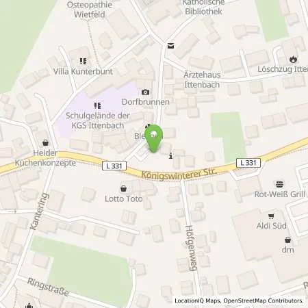 Standortübersicht der Tankstelle innogy SE in 53639 Königswinter