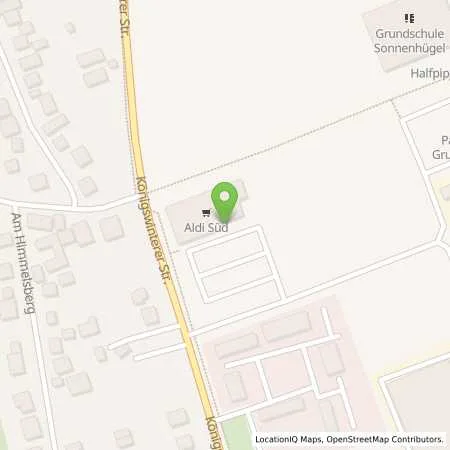 Standortübersicht der Tankstelle ALDI SÜD in 53639 Königswinter (Oberpleis)