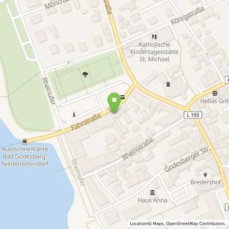 Standortübersicht der Tankstelle Comfortcharge GmbH in 53639 Königswinter