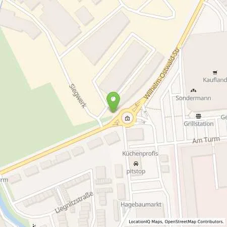 Standortübersicht der Tankstelle rhenag Rheinische Energie Aktiengesellschaft in 53721 Siegburg