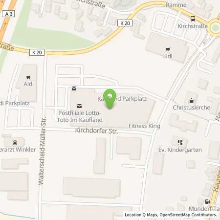 Standortübersicht der Tankstelle Kaufland Dienstleistung GmbH & Co. KG in 53797 Lohmar