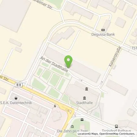 Standortübersicht der Tankstelle Stadtwerke Troisdorf GmbH in 53840 Troisdorf