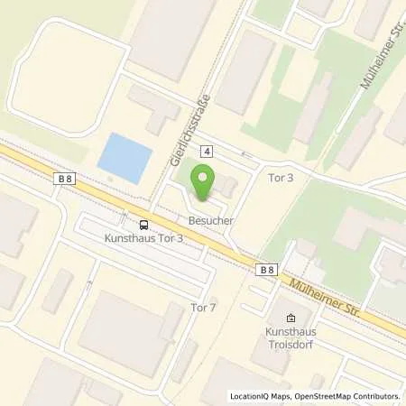 Standortübersicht der Tankstelle Stadtwerke Troisdorf GmbH in 53840 Troisdorf
