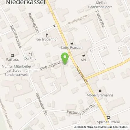 Standortübersicht der Tankstelle innogy eMobility Solutions GmbH in 53859 Niederkassel