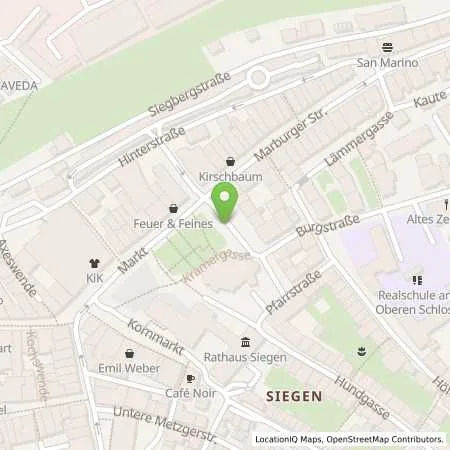 Standortübersicht der Tankstelle Siegener Versorgungsbetriebe GmbH in 57072 Siegen