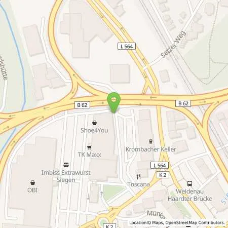 Standortübersicht der Tankstelle Walter Schneider GmbH & Co. KG in 57076 Siegen