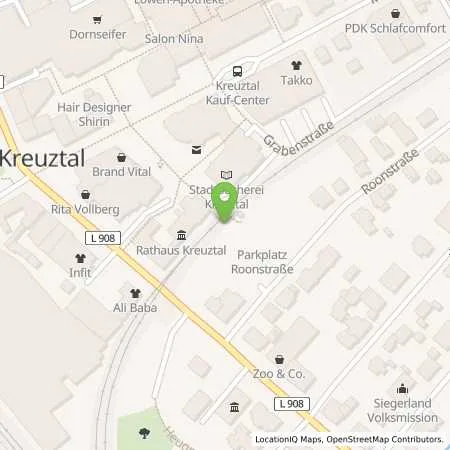 Standortübersicht der Tankstelle innogy SE in 57223 Kreuztal