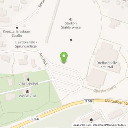 Standortübersicht der Strom (Elektro) Tankstelle: innogy SE in 57223, Kreuztal