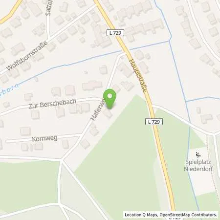 Standortübersicht der Tankstelle Beratung für Elektromobilität Privatier in 57250 Netphen (Unglinghausen)