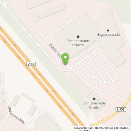 Standortübersicht der Tankstelle Allego GmbH in 57258 Freudenberg