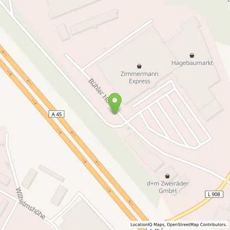 Standortübersicht der Tankstelle Allego GmbH in 57258 Freudenberg