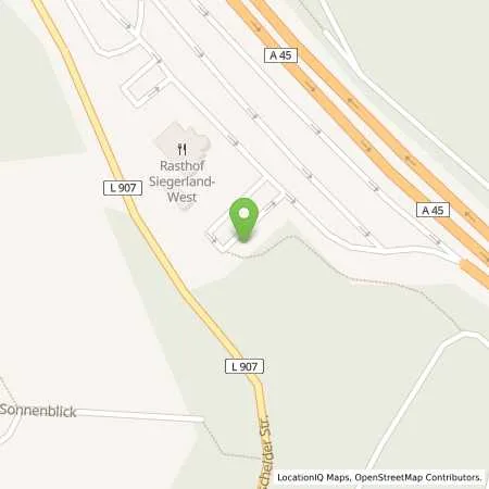 Standortübersicht der Tankstelle EnBW mobility+ AG und Co.KG in 57258 Freudenberg