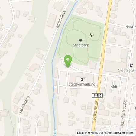 Standortübersicht der Tankstelle innogy SE in 57319 Bad Berleburg