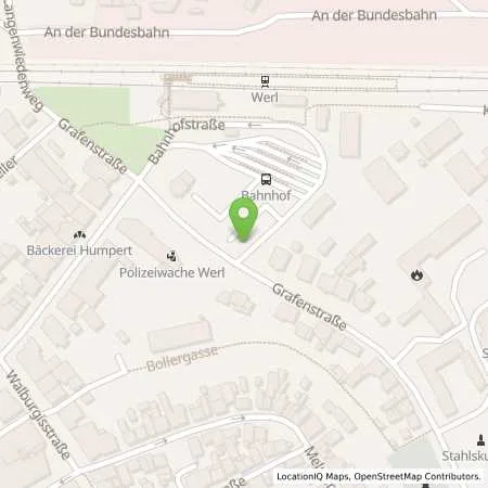 Standortübersicht der Tankstelle Stadtwerke Werl GmbH in 59457 Werl