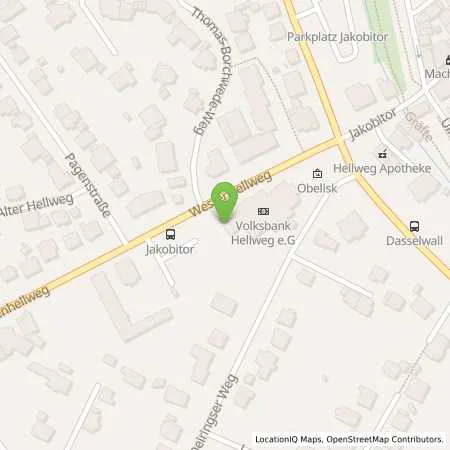 Standortübersicht der Tankstelle Volksbank Hellweg eG in 59494 Soest