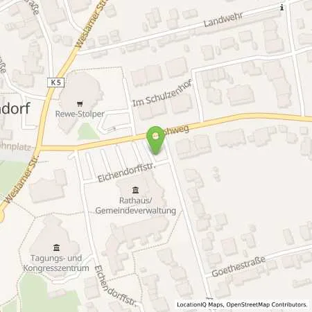 Standortübersicht der Tankstelle Stadtwerke Lippstadt GmbH in 59505 Bad Sassendorf