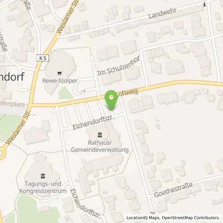 Standortübersicht der Tankstelle Stadtwerke Lippstadt GmbH in 59505 Bad Sassendorf