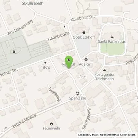 Standortübersicht der Tankstelle innogy eMobility Solutions GmbH in 59519 Möhnesee