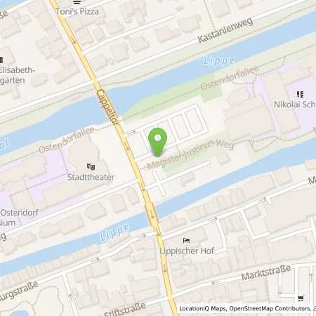 Standortübersicht der Tankstelle Stadtwerke Lippstadt GmbH in 59555 Lippstadt