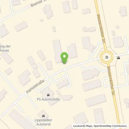 Standortübersicht der Tankstelle Stadtwerke Lippstadt GmbH in 59557 Lippstadt