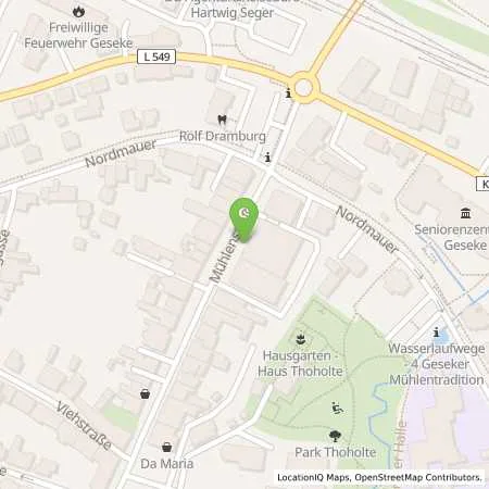 Standortübersicht der Tankstelle Stadtwerke Geseke GmbH in 59590 Geseke