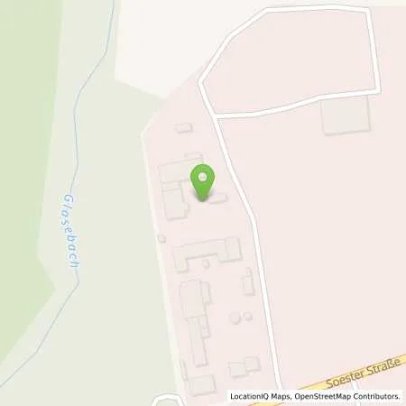 Standortübersicht der Tankstelle innogy SE in 59597 Erwitte