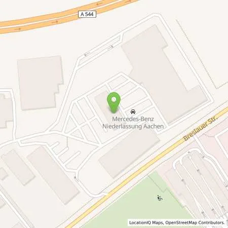 Standortübersicht der Tankstelle Mercedes-Benz AG in 52064 Aachen