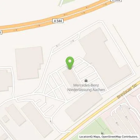 Standortübersicht der Tankstelle Mercedes-Benz AG in 52067 Aachen