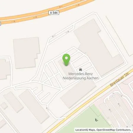 Standortübersicht der Tankstelle Mercedes-Benz AG in 52067 Aachen