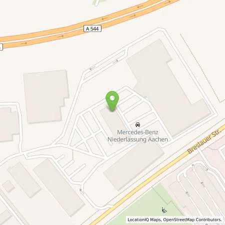 Standortübersicht der Tankstelle Mercedes-Benz AG in 52068 Aachen
