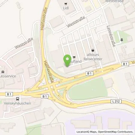 Standortübersicht der Tankstelle Kaufland Dienstleistung GmbH & Co. KG in 52074 Aachen