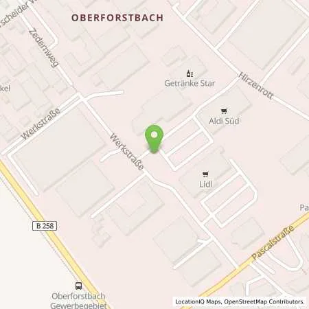 Standortübersicht der Tankstelle ALDI SÜD in 52076 Aachen