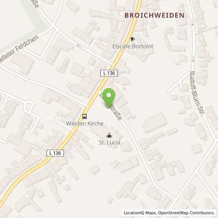 Standortübersicht der Tankstelle EWV Energie- und Wasser-Versorgung GmbH in 52146 Würselen