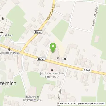 Standortübersicht der Tankstelle Krings, P.Jacobs Automobile Aachen GmbH in 52152 Simmerath