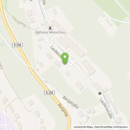 Standortübersicht der Tankstelle Charge-ON in 52156 Monschau