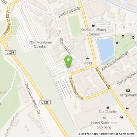 Standortübersicht der Tankstelle Charge-ON in 52222 Stolberg