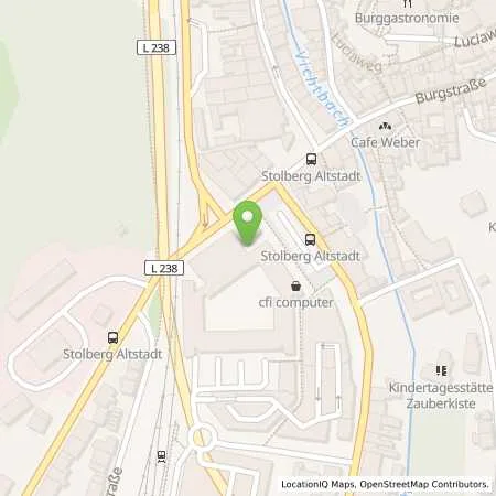 Standortübersicht der Tankstelle EWV Energie- und Wasser-Versorgung GmbH in 52222 Stolberg