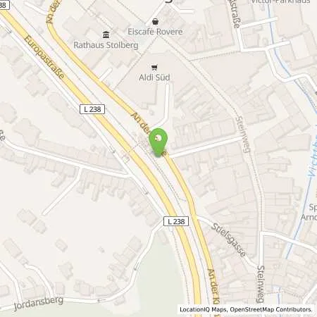 Standortübersicht der Tankstelle EWV Energie- und Wasser-Versorgung GmbH in 52222 Stolberg