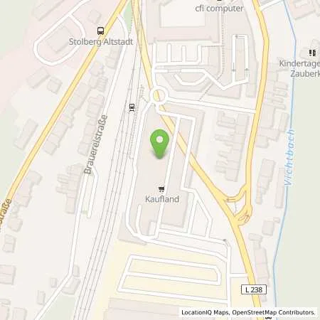 Standortübersicht der Tankstelle Kaufland Dienstleistung GmbH & Co. KG in 52222 Stolberg